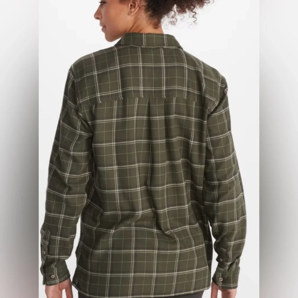 NWT Marmot Women Fairfax Boyfriend Midweight Flannel Shirt - Picture 3 of 13